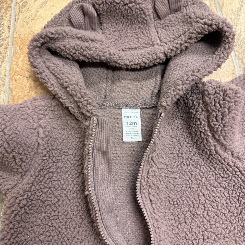 Carter's‎ Cozy Brown Sherpa Footie